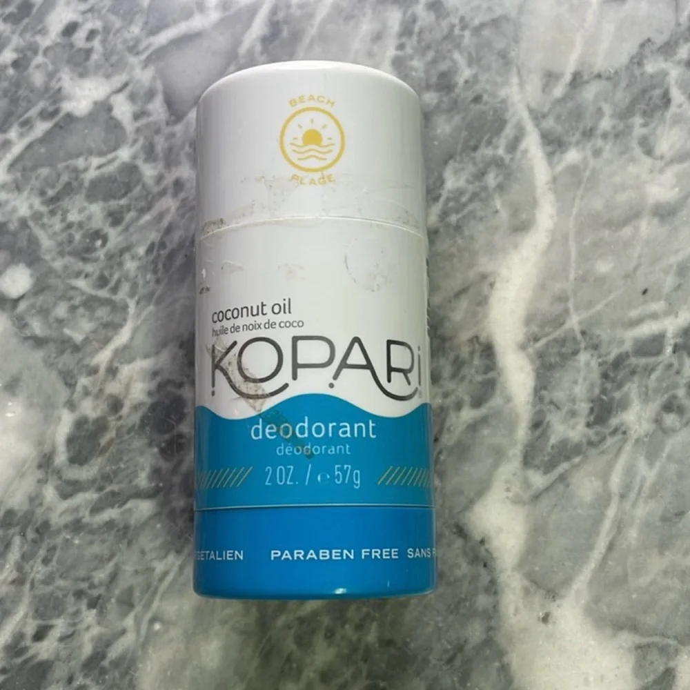 Kopari Deodorant‎ Coconut Oil 2 FL OZ Full Size Invisible Non-Sticky